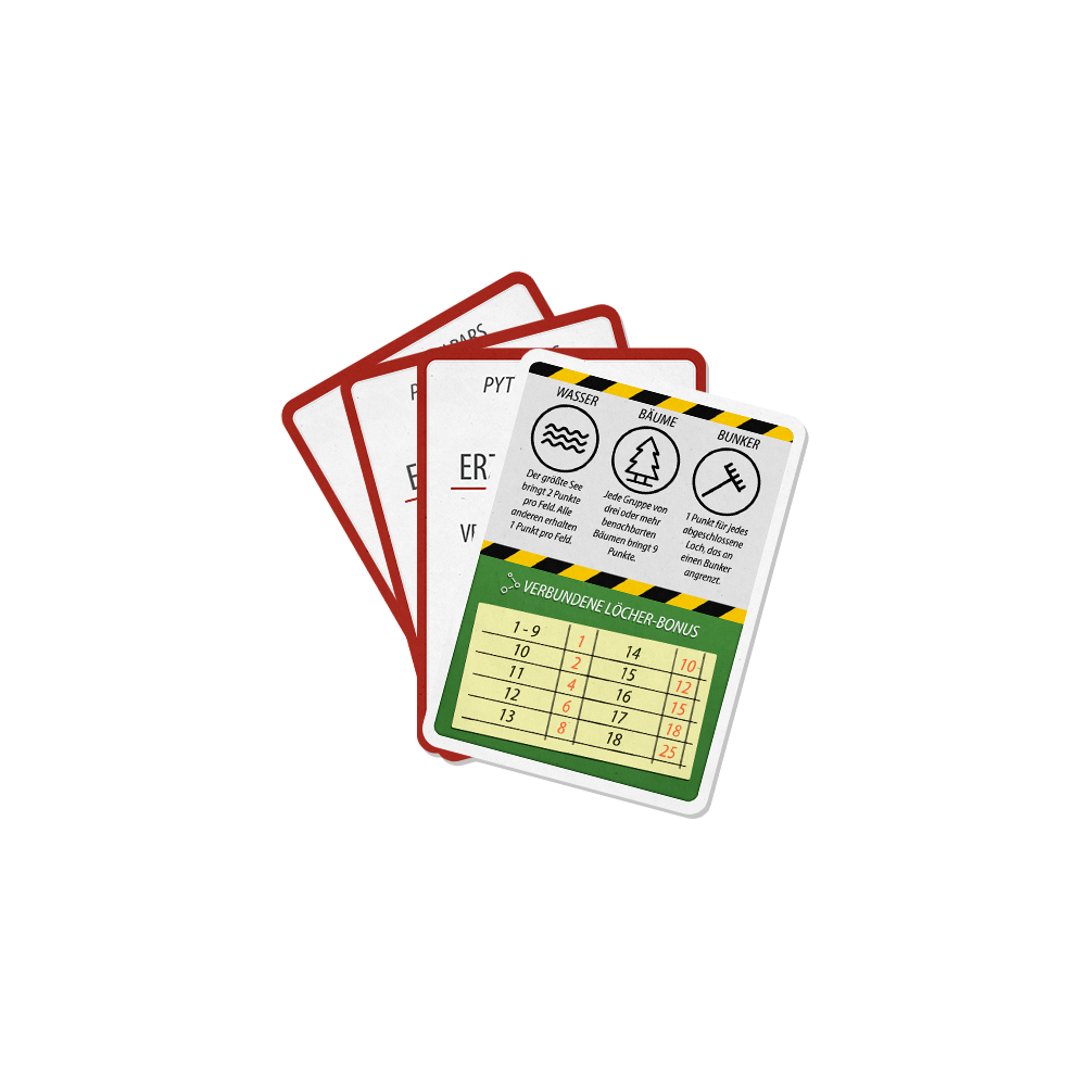 18 Holes: Course Architect - German / Deutsch Replacement Cards