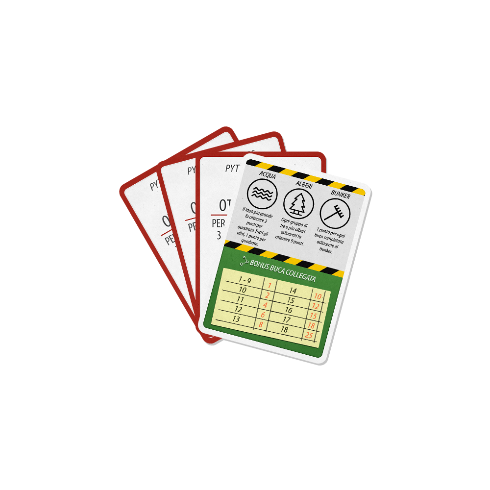 18 Holes: Course Architect - Italian / Italiano Replacement Cards
